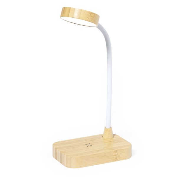 Lampe chargeur en bambou personnalisable - 15 W