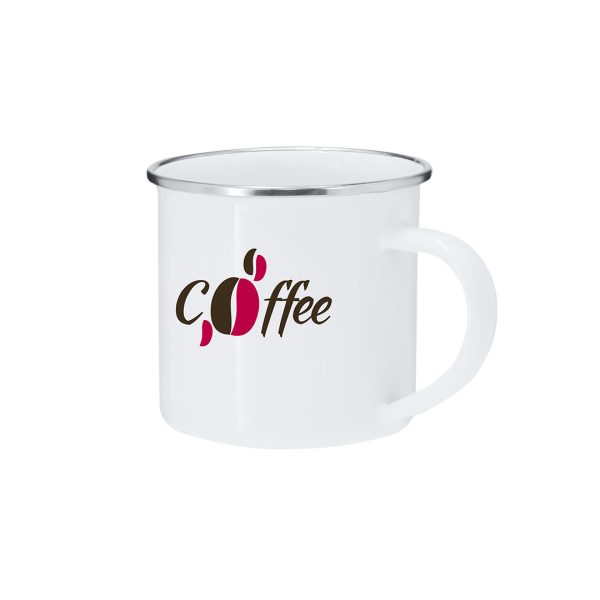 Tasse métal personnalisable avec un logo par sublimation
