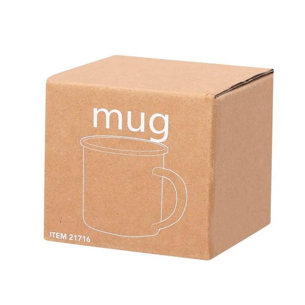 Boîte Tasse métal personnalisable avec un logo par sublimation