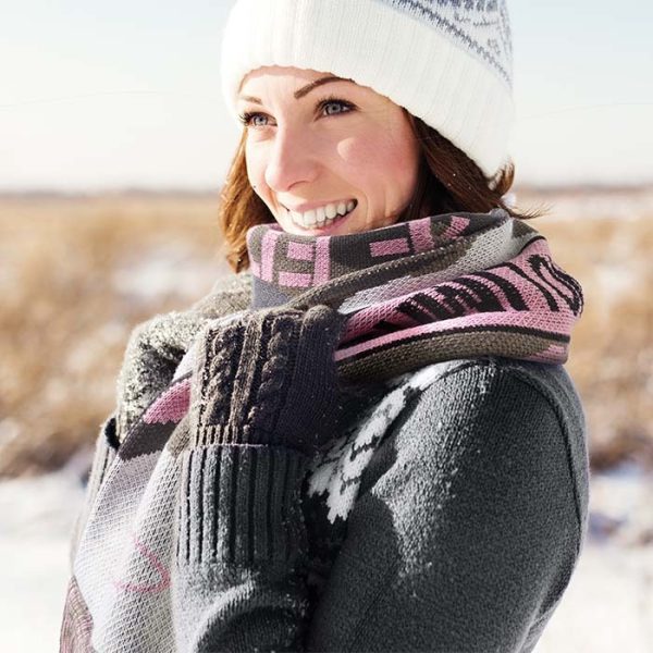 Echarpe acrylique entièrement personnalisée - 170 gr/m²