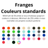 Choix des couleurs pour l'écharpe