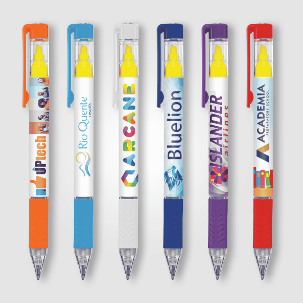 Stylo Bergman personnalisé avec surligneur 2 en 1
