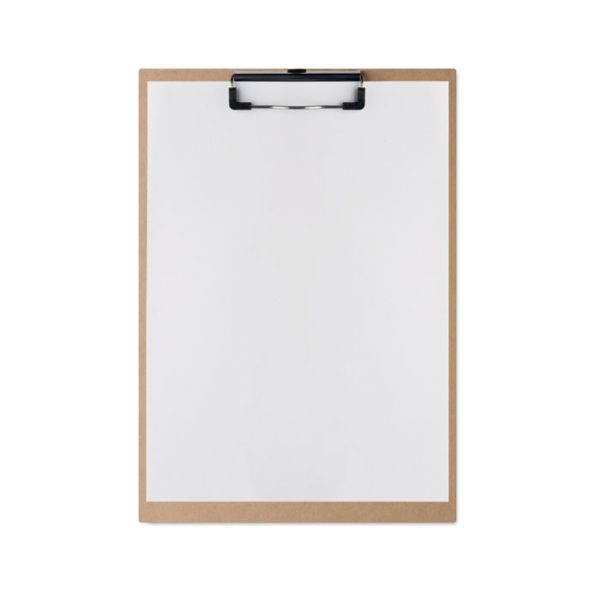 Porte bloc à pince A4 en carton personnalisable