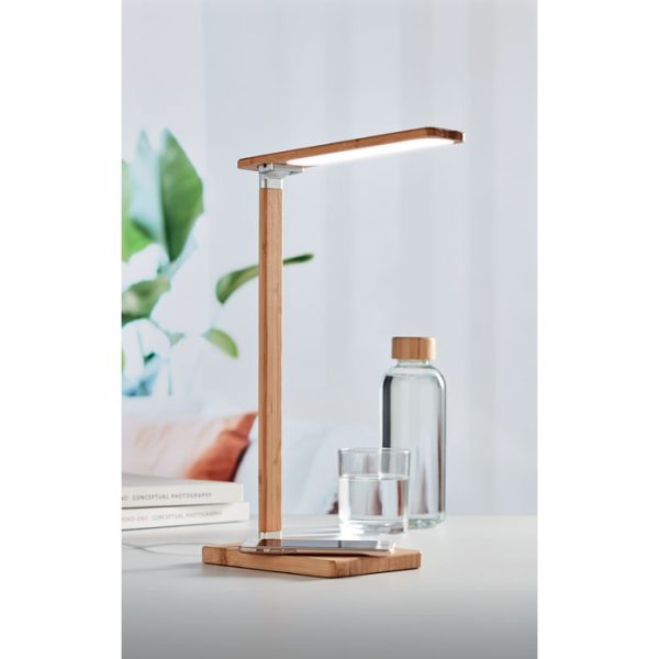 Lampe de bureau personnalisée avec chargeur sans fil 10W