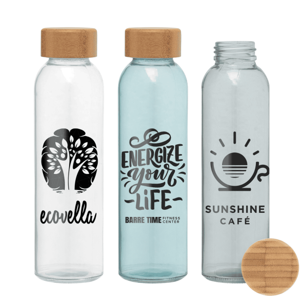 Gourde en verre personnalisée avec votre logo