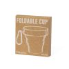 Goblet pliable en silicone personnalisable avec un lgoo