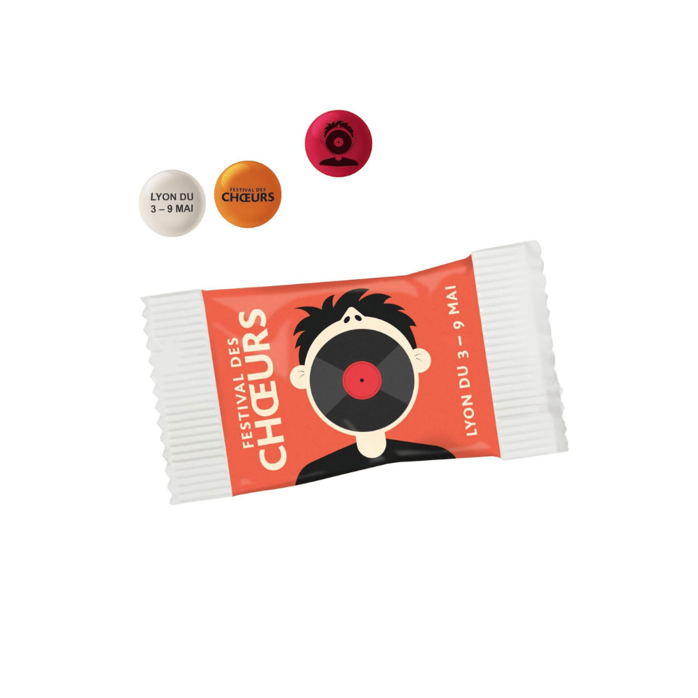 M&amp;M’S® avec phrase ou logo personnalisé - 7 gr