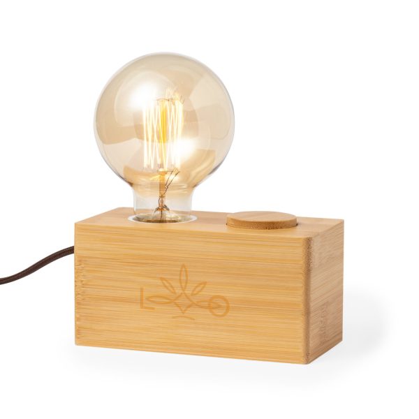 Lampe vintage personnalisée en bambou - 40 W