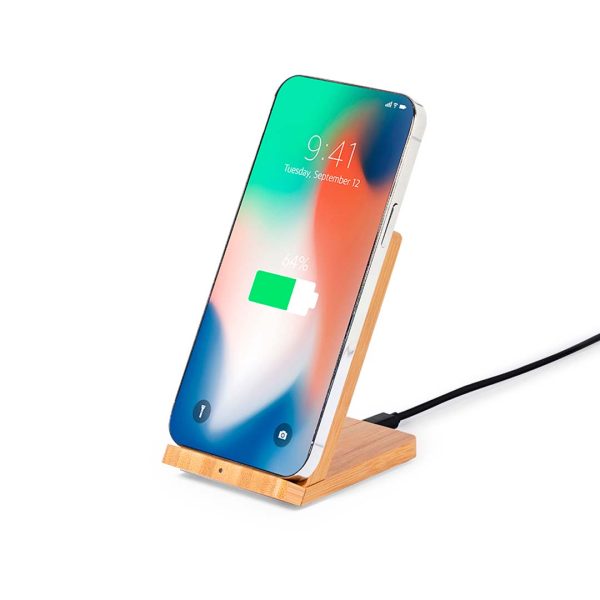 Chargeur induction personnalisé avec logo lumineux - 15 W