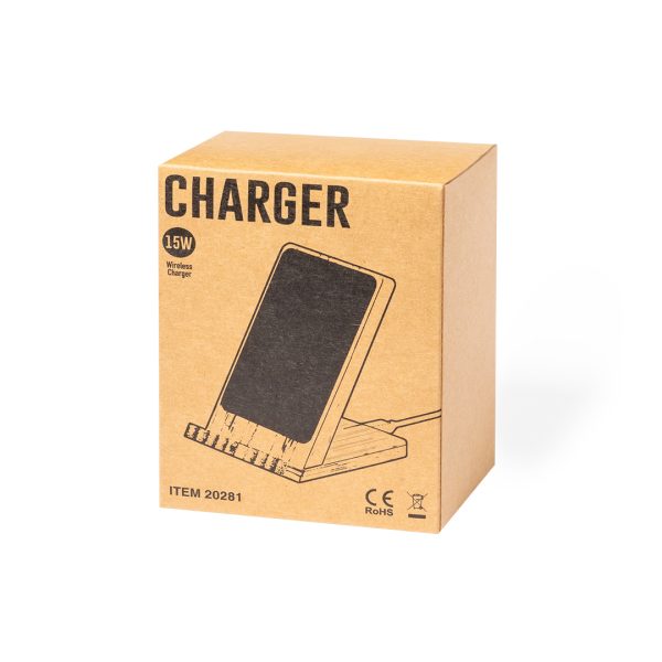 Boite de Chargeur induction personnalisé avec logo lumineux - 15 W