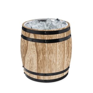 Seau glaçons en bois personnalisable - 3 litres