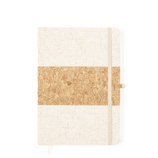 Carnet A5 liège et lin à personnaliser