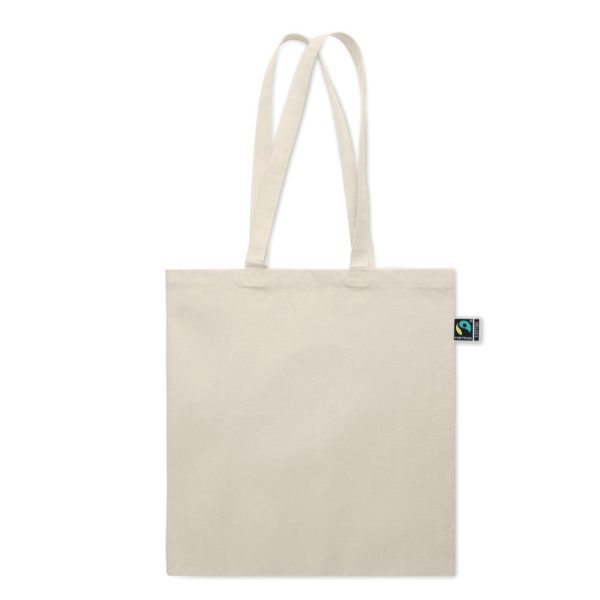 Tote bag publicitaire FairTrade avec soufflet 180 gr/m²