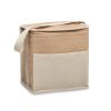 Sac isotherme glacière personnalisable en jute - 3 litres