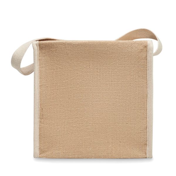 Sac isotherme glacière personnalisable en jute - 3 litres