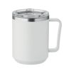 Mug double paroi personnalisable en inox recyclé - 400 ml