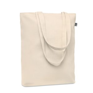 Tote bag personnalisable coton bio avec soufflet 270 gr/m²