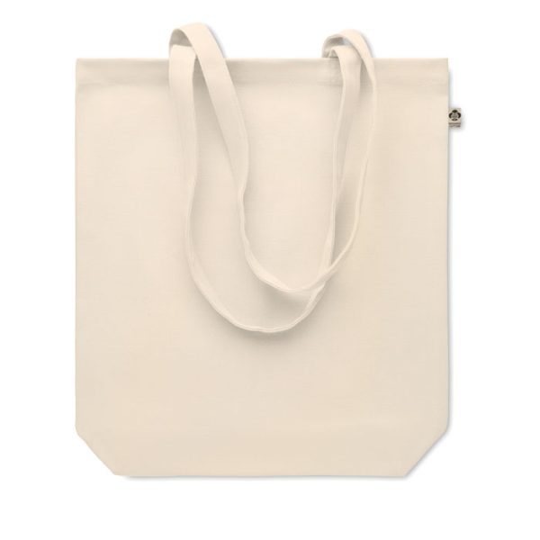 Tote bag personnalisable coton bio avec soufflet 270 gr/m²