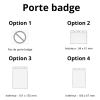 Option porte badge