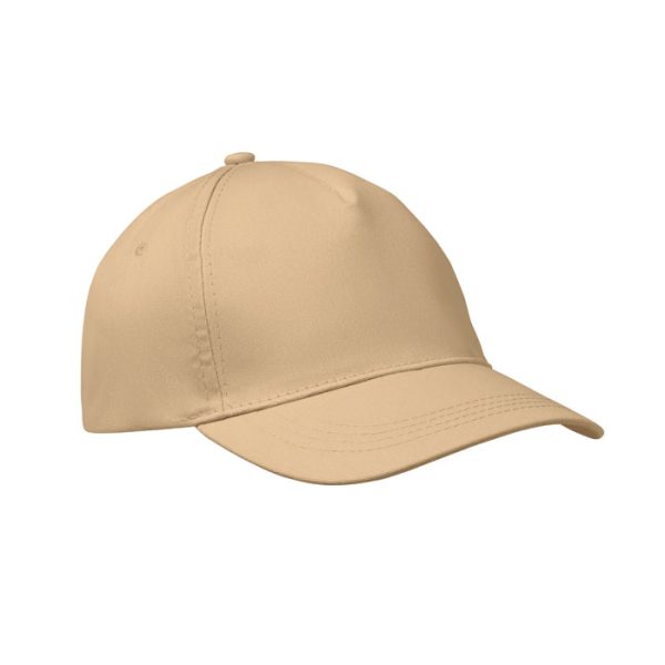 Casquette de baseball coton 160 gr/m² Ivoire personnalisé