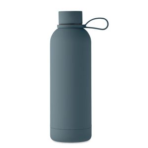Gourde isotherme acier recyclé - 500 ml Petrole personnalisé