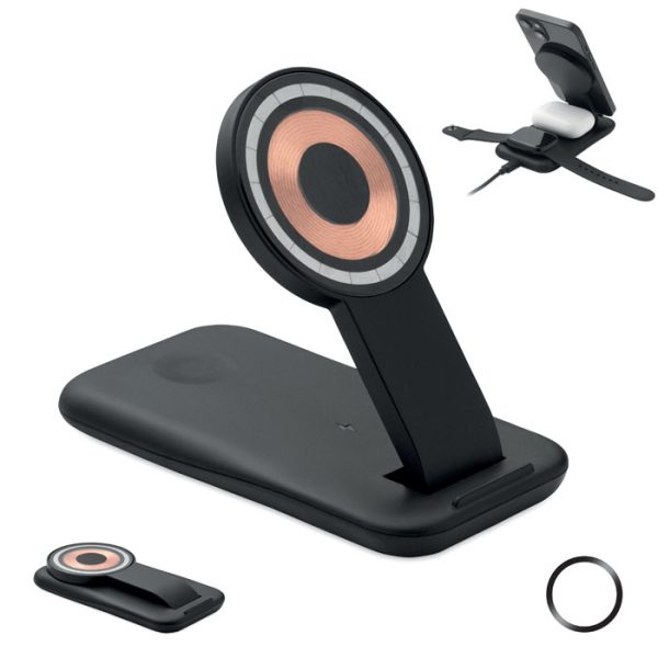 Chargeur sans fil 3 en 1 - 15W personnalisé