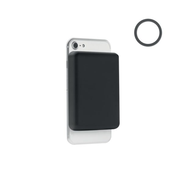 Chargeur sans fil magnétique 15W et powerbank 5000 mAh personnalisé