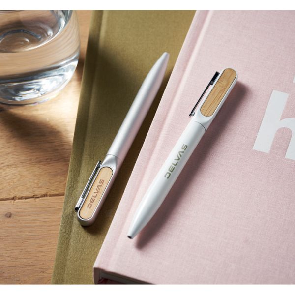 Stylo à bille twist Blanc personnalisé