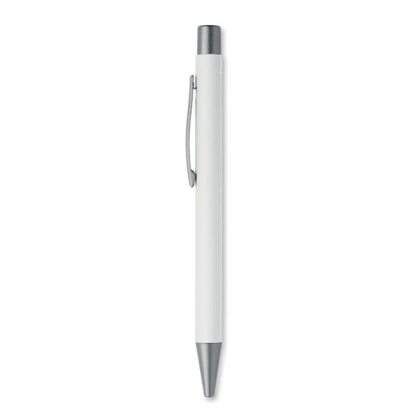 Stylo bille professionnel en aluminium recyclé Gris Pierre personnalisé