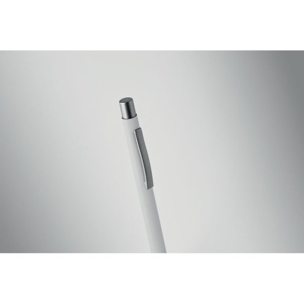 Stylo bille professionnel en aluminium recyclé Gris Pierre personnalisé