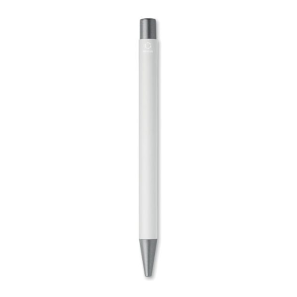 Stylo bille professionnel en aluminium recyclé Gris Pierre personnalisé