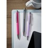 Stylo bille professionnel en aluminium recyclé Gris Pierre personnalisé