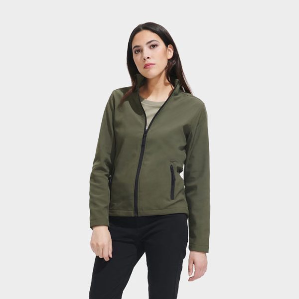 Veste softshell publicitaire pour femme 280 gr/m²