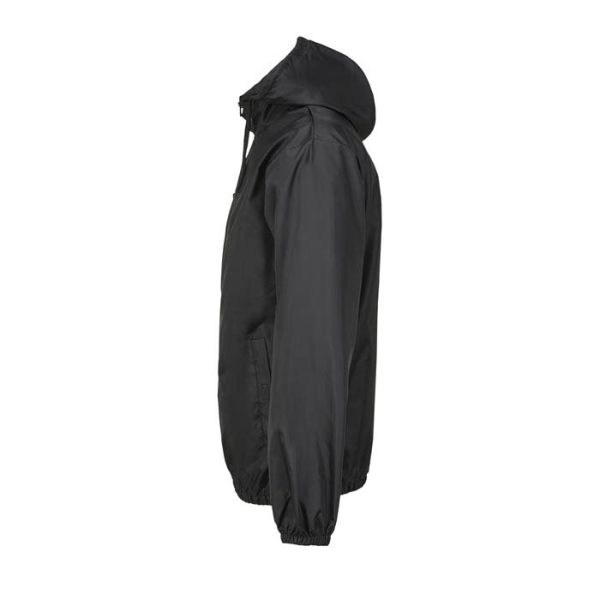 Coupe vent unisexe déperlant en polyester recyclé Rouge personnalisé