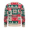Pull de Noël tricoté S-M personnalisé