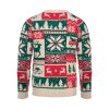 Pull de Noël tricoté L-XL personnalisé