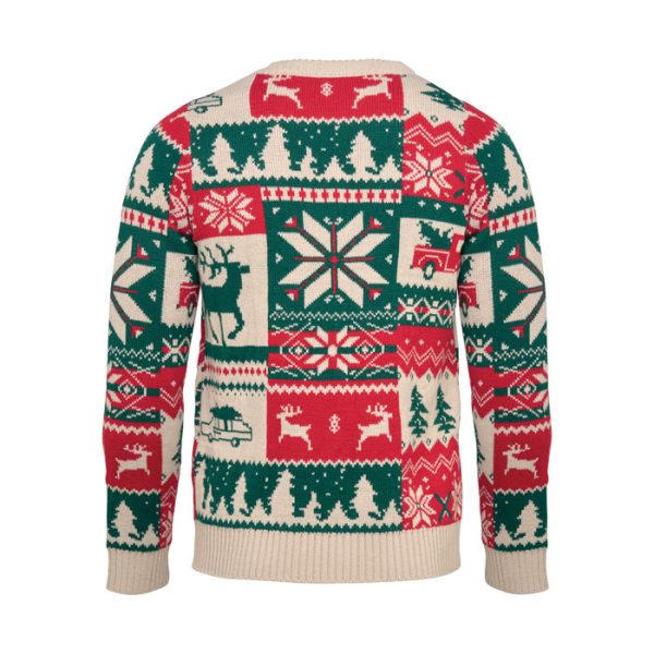 Pull de Noël tricoté L-XL personnalisé