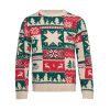 Pull de Noël tricoté L-XL personnalisé