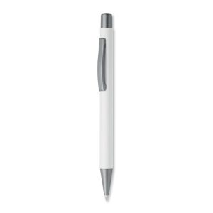 Stylo bille professionnel en aluminium recyclé Blanc personnalisé