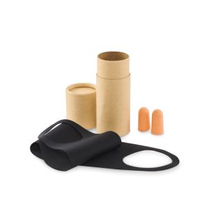 Set de voyage masque et bouchon personnalisé