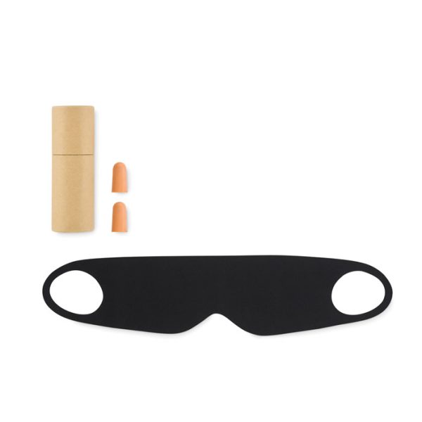 Set de voyage masque et bouchon personnalisé