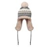Bonnet chaud tricoté en fibre acrylique personnalisé