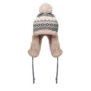 Bonnet chaud tricoté en fibre acrylique personnalisé