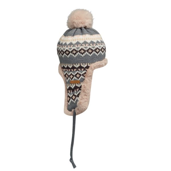 Bonnet chaud tricoté en fibre acrylique personnalisé