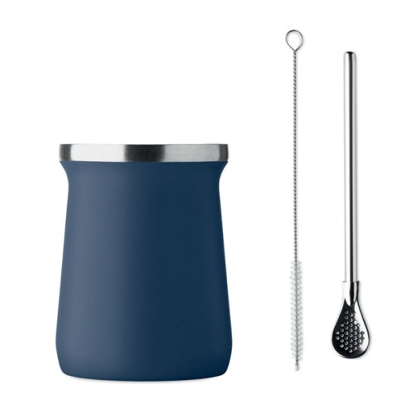 Tasse inox à yerba maté double paroi personnalisé
