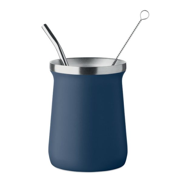 Tasse inox à yerba maté double paroi personnalisé