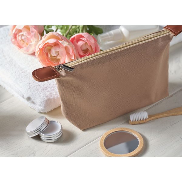 Trousse cosmétique en polyester personnalisé