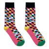 Chaussettes motifs colorés - 43 à 46 personnalisé