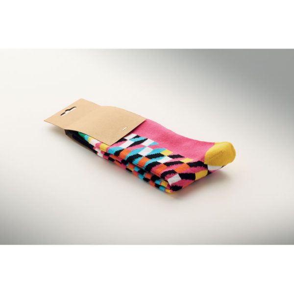 Chaussettes motifs colorés - 43 à 46 personnalisé