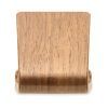 Support de téléphone en bois de noyer et peuplier personnalisé